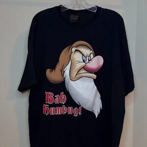 Vintage Disney Grumpy Dwarf Holiday tee, size XL